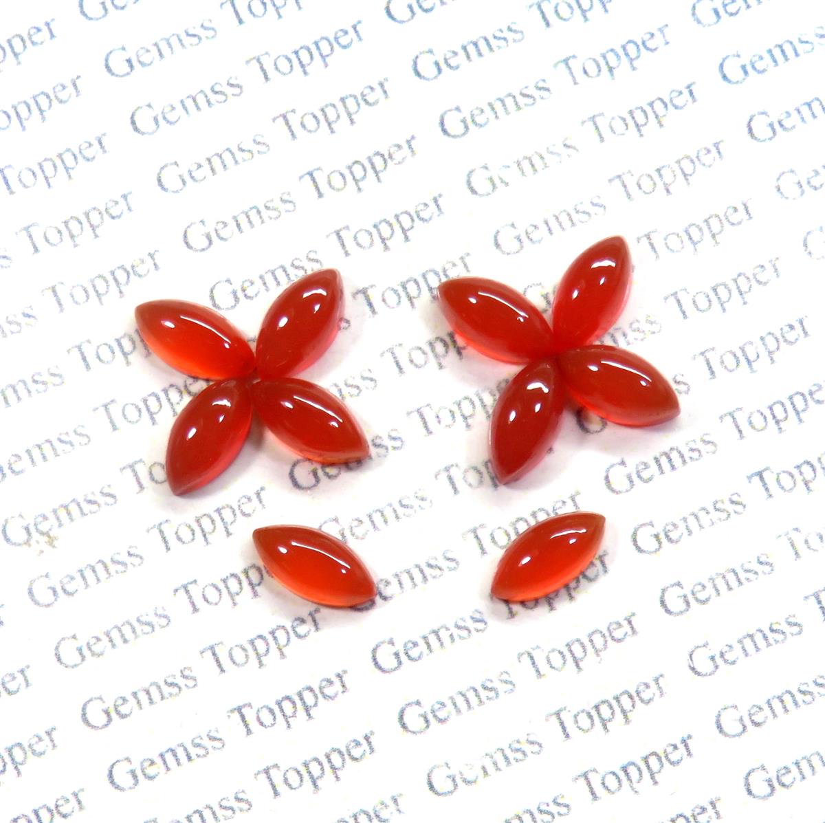 Carnelian 7x14 mm Marquise Cabochon